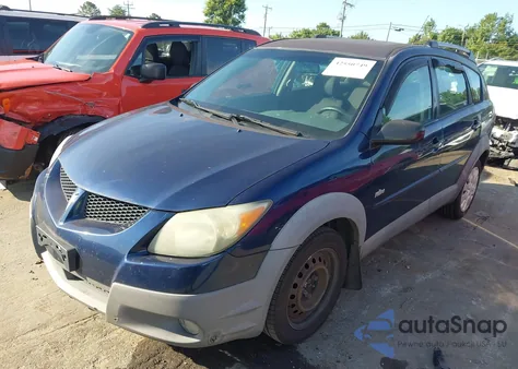2003 Pontiac Vibe z USA, uszkodzony, nr VIN 5Y2SL62823Z482458